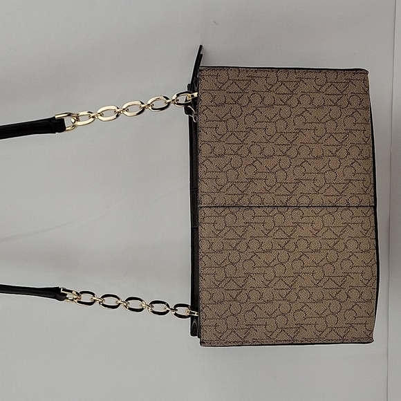 Calvin Klein XBody Bag Tan & Brown Signature Print - Picture 4 of 16